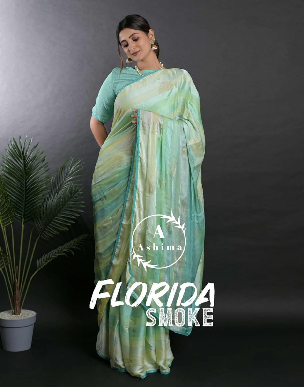 ASHIMA SAREES FLORIDA SMOKE